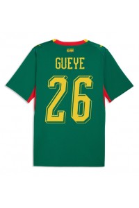 Senegal Pape Gueye #26 Jalkapallovaatteet Vieraspaita MM-kisat 2026 Lyhythihainen
